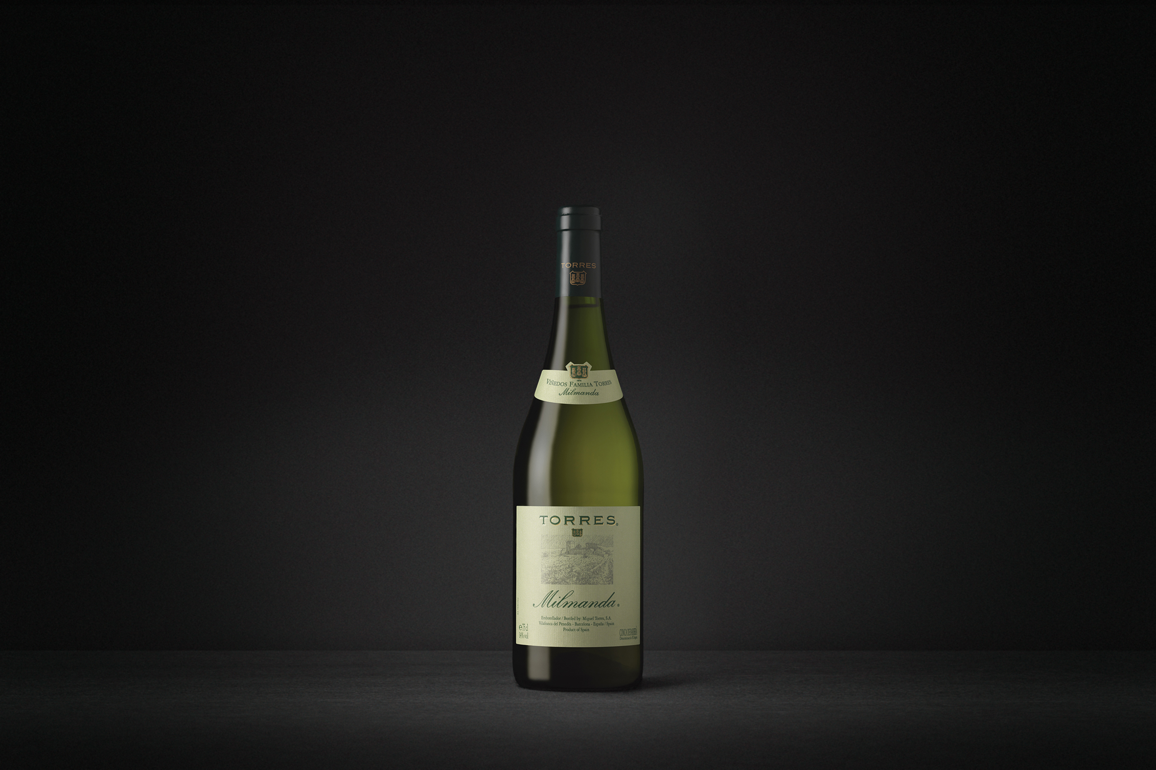 ANTOLOGÍA MIGUEL TORRES Milmanda es un vino blanco de la denominación de origen Conca de Barberà.